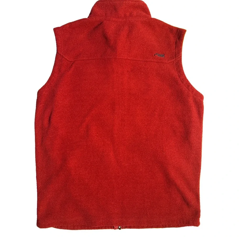 Mountain Khakis Full Zip Cranberry Fleece Vest Classic Fit Mens Medium Gorpcore